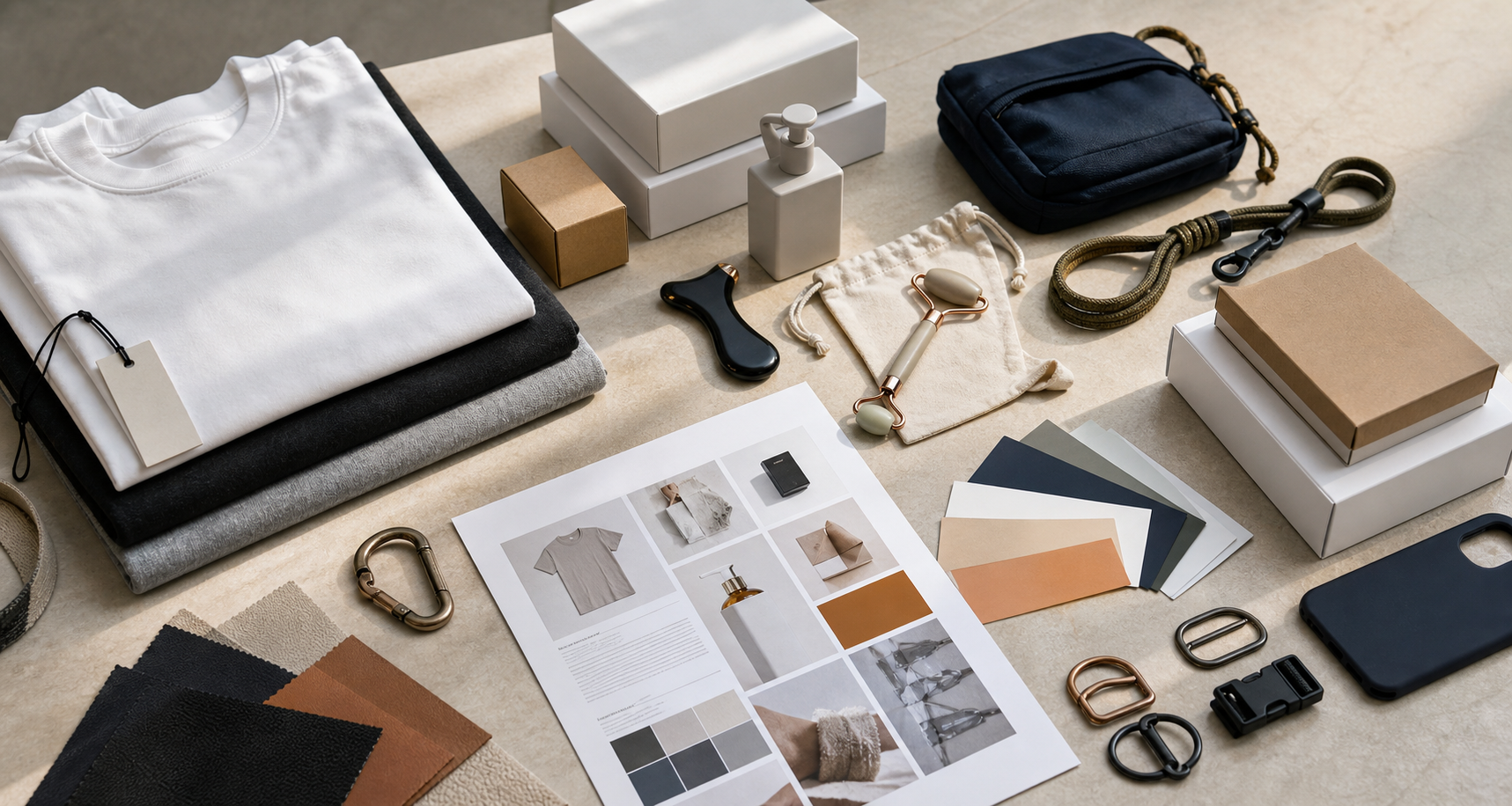 Product samples and packaging components