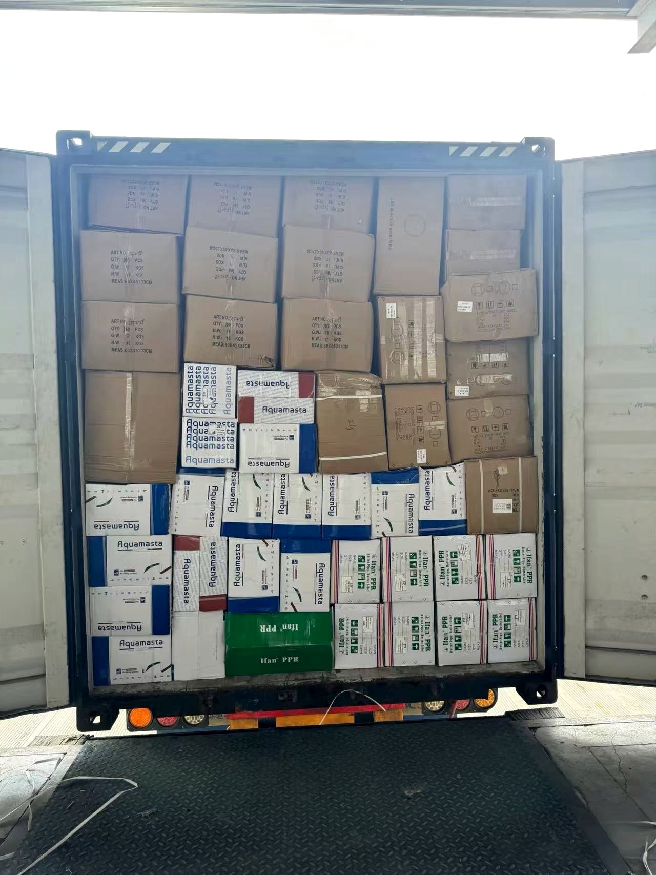 Container loading and project handover checklist